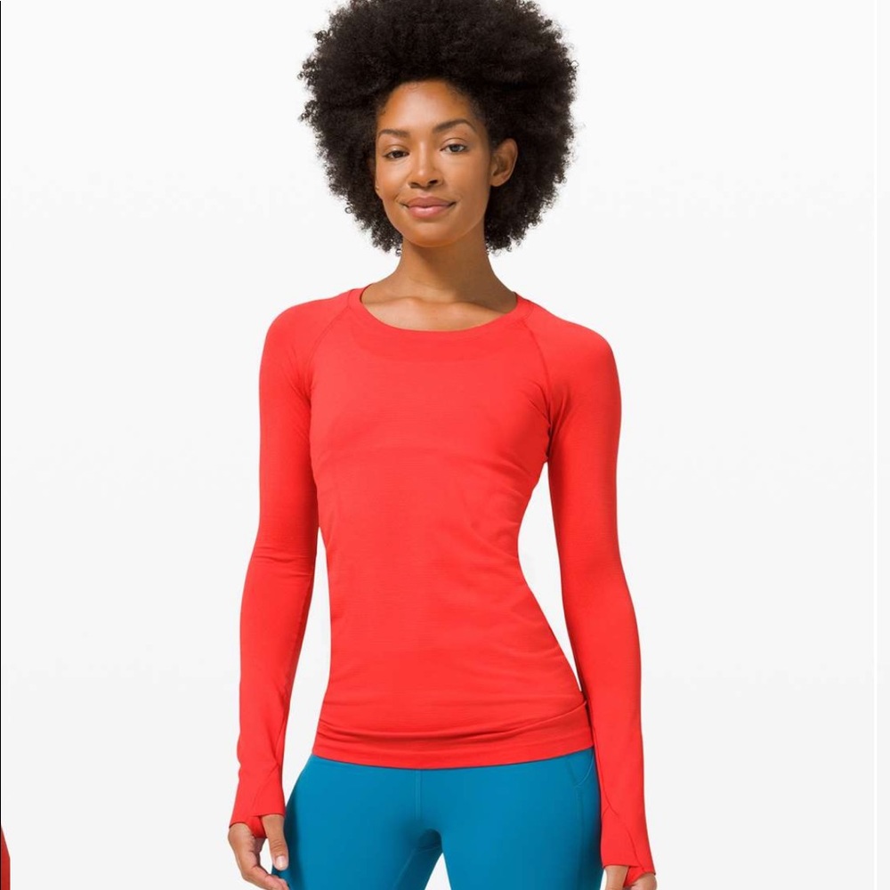 Lululemon Swiftly Tech Long Sleeve 2.0 *Pink Punch / Pink Punch Size:6